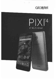 Alcatel Pixi 4 (6) manual. Tablet Instructions.